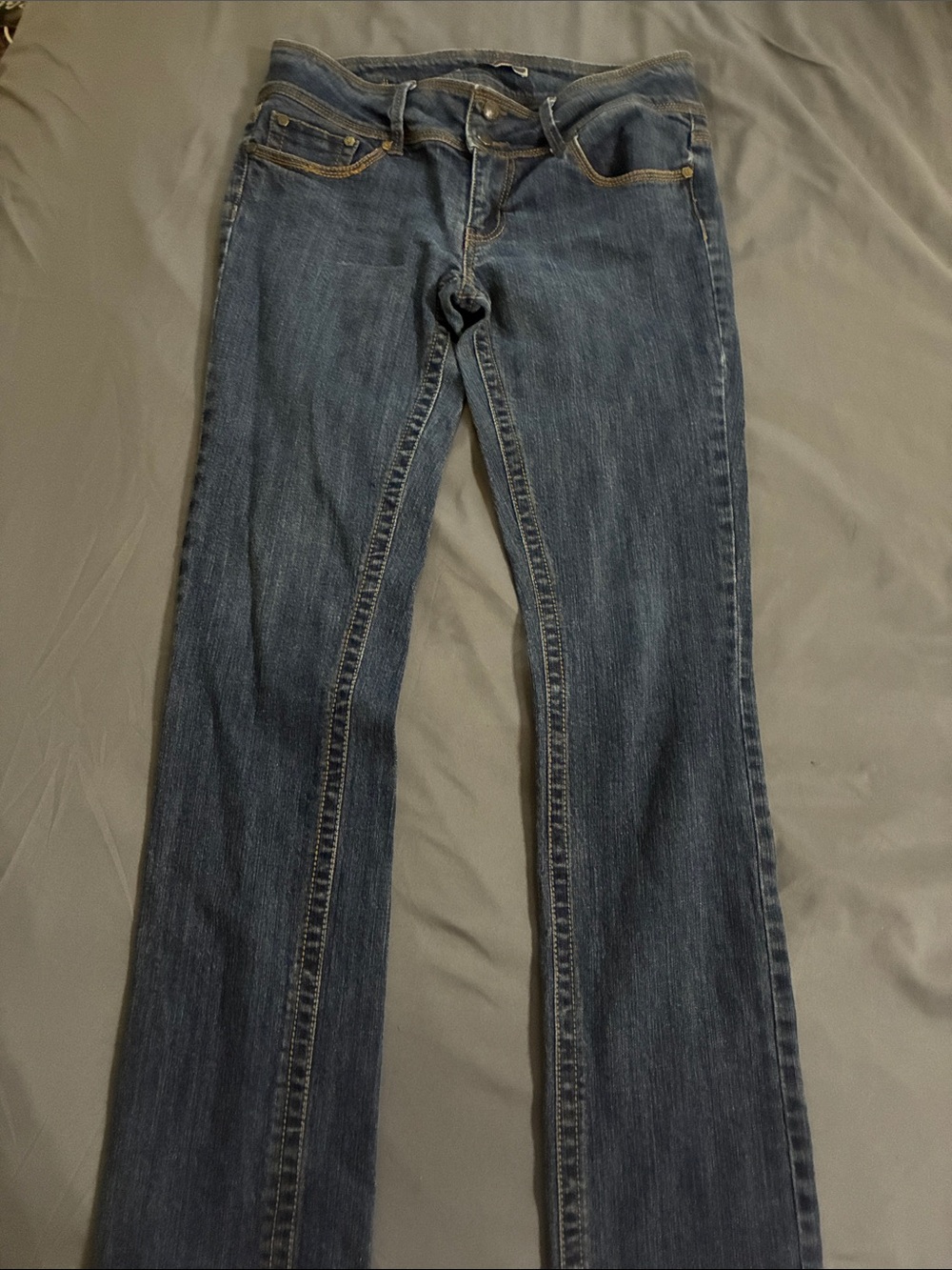 Younique Women's Blue Flare Jeans